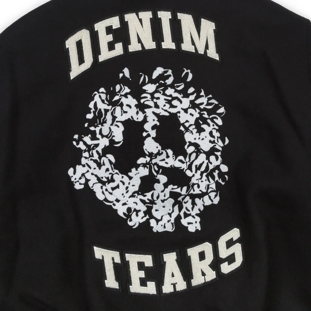 Peace Wreath Varsity Jacket