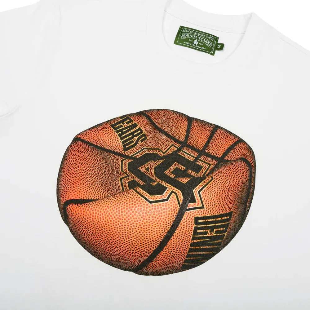 Deflated Basketball Tee White