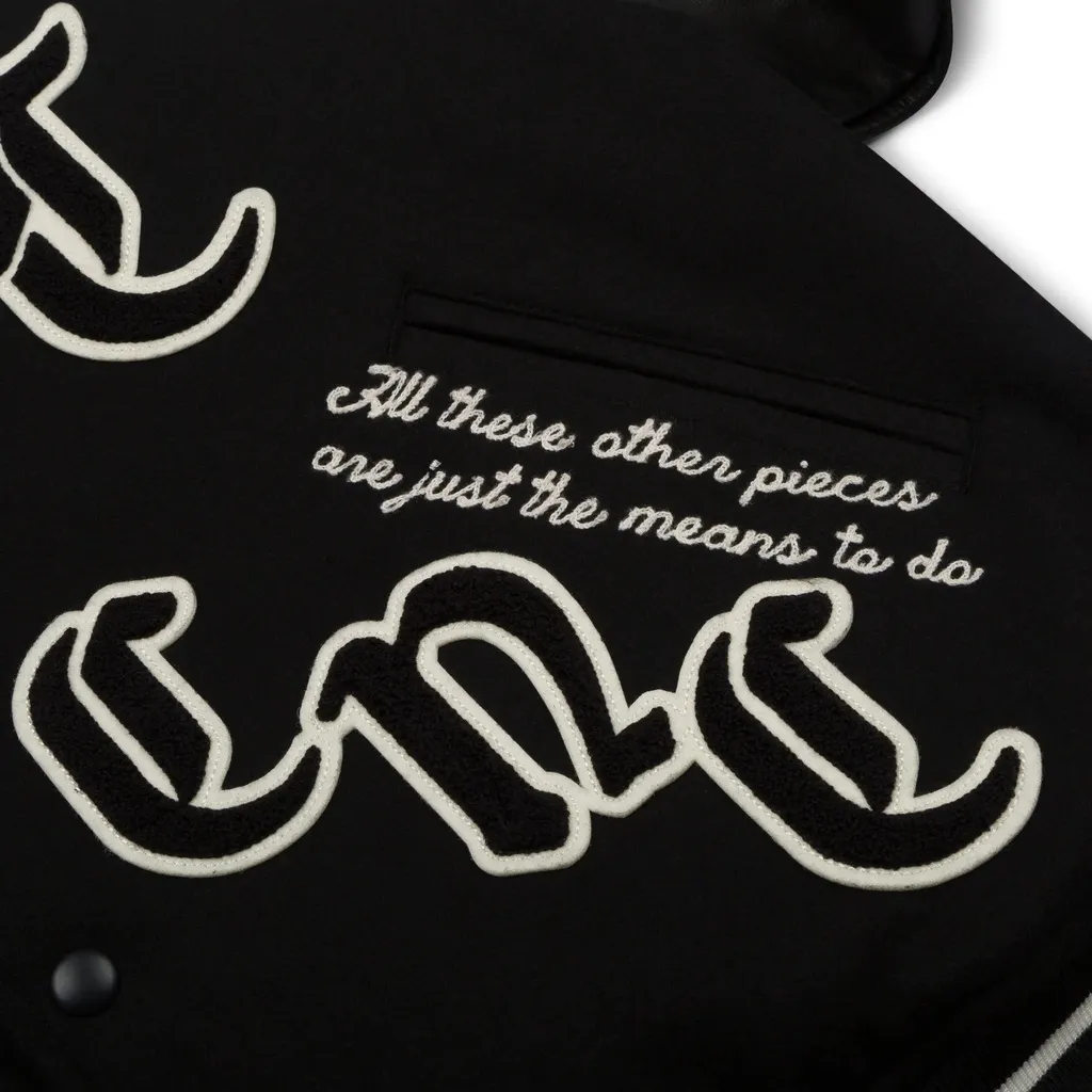 Grandmaster Varsity Jacket Black