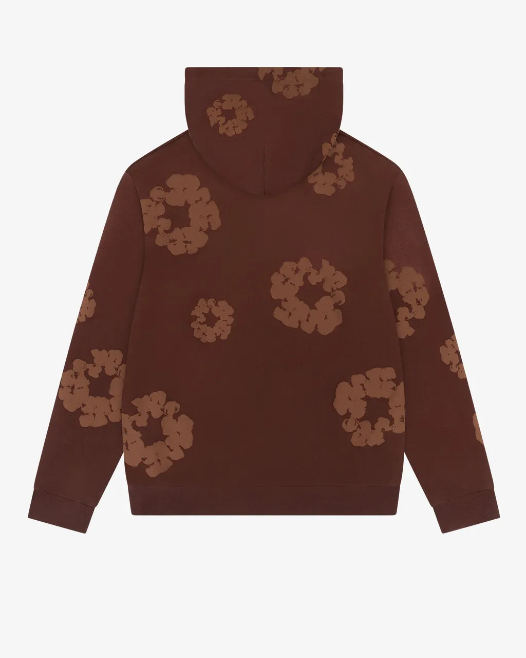 Mono Cotton Wreath Hoodie Brown