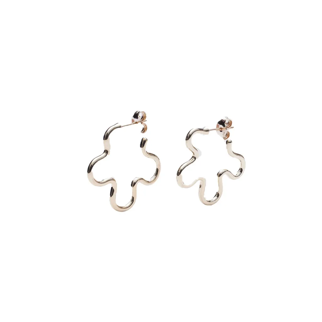Two Tone Asymmetrical Flower E