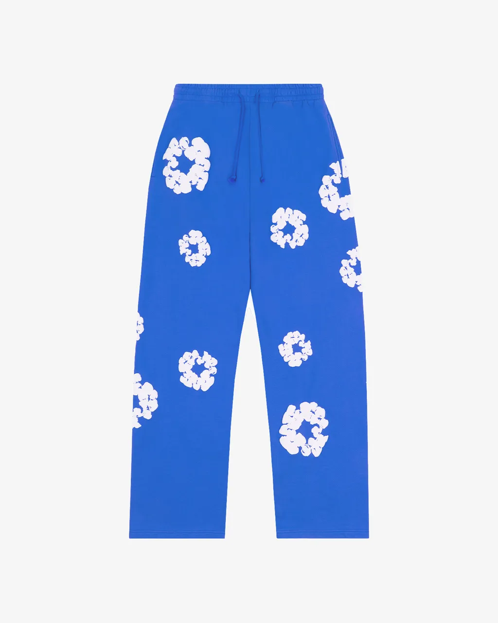 Cotton Wreath Open Hem Sweatpants