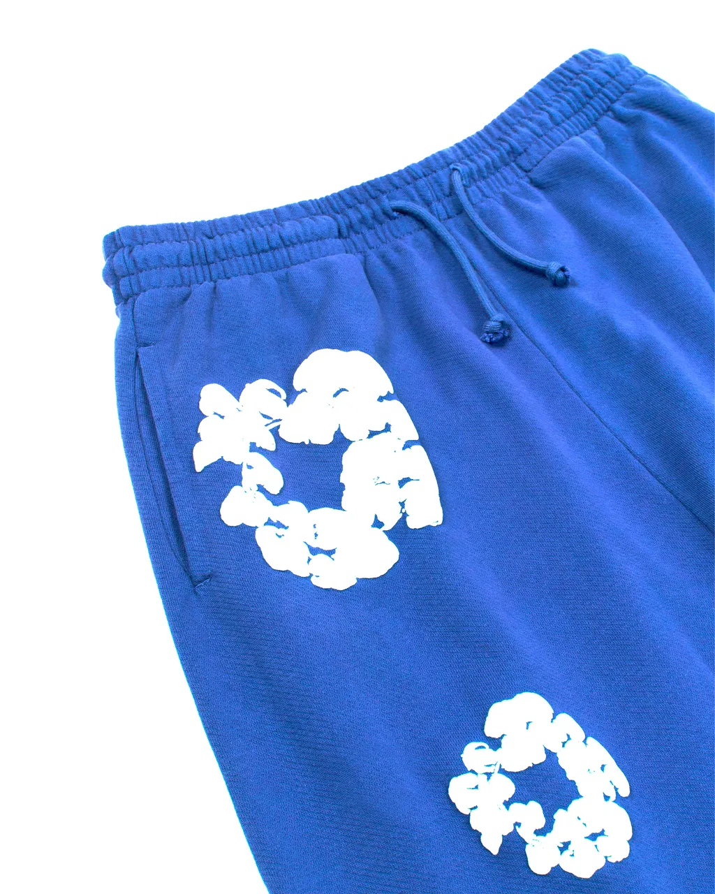 Cotton Wreath Open Hem Sweatpants