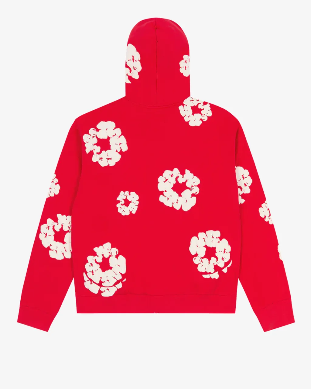 Cotton Wreath Zip Hoodie