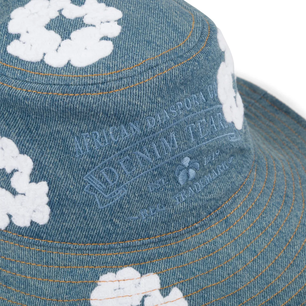 Denim Wreath Bucket Hat