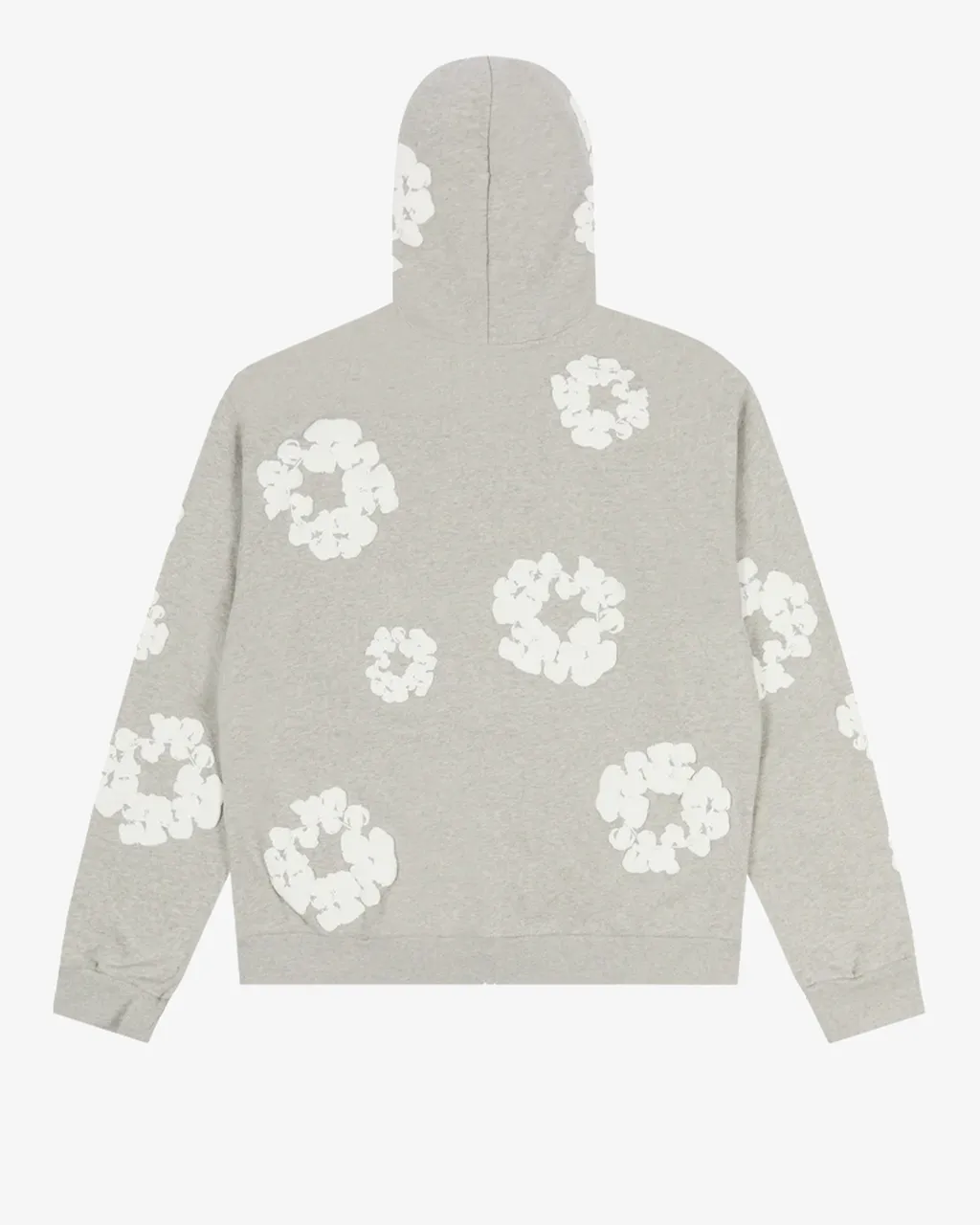 Cotton Wreath Zip Hoodie