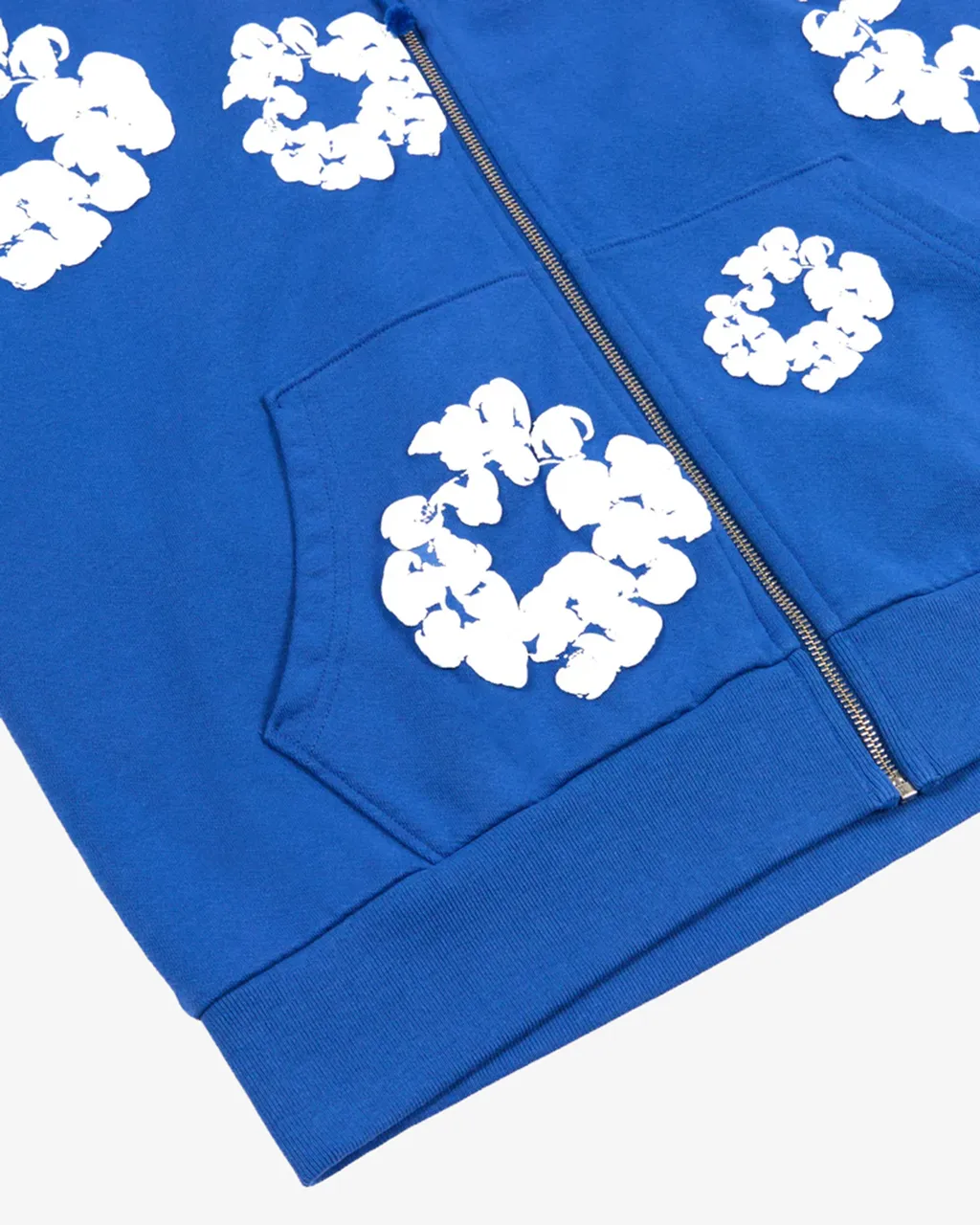 Cotton Wreath Zip Hoodie