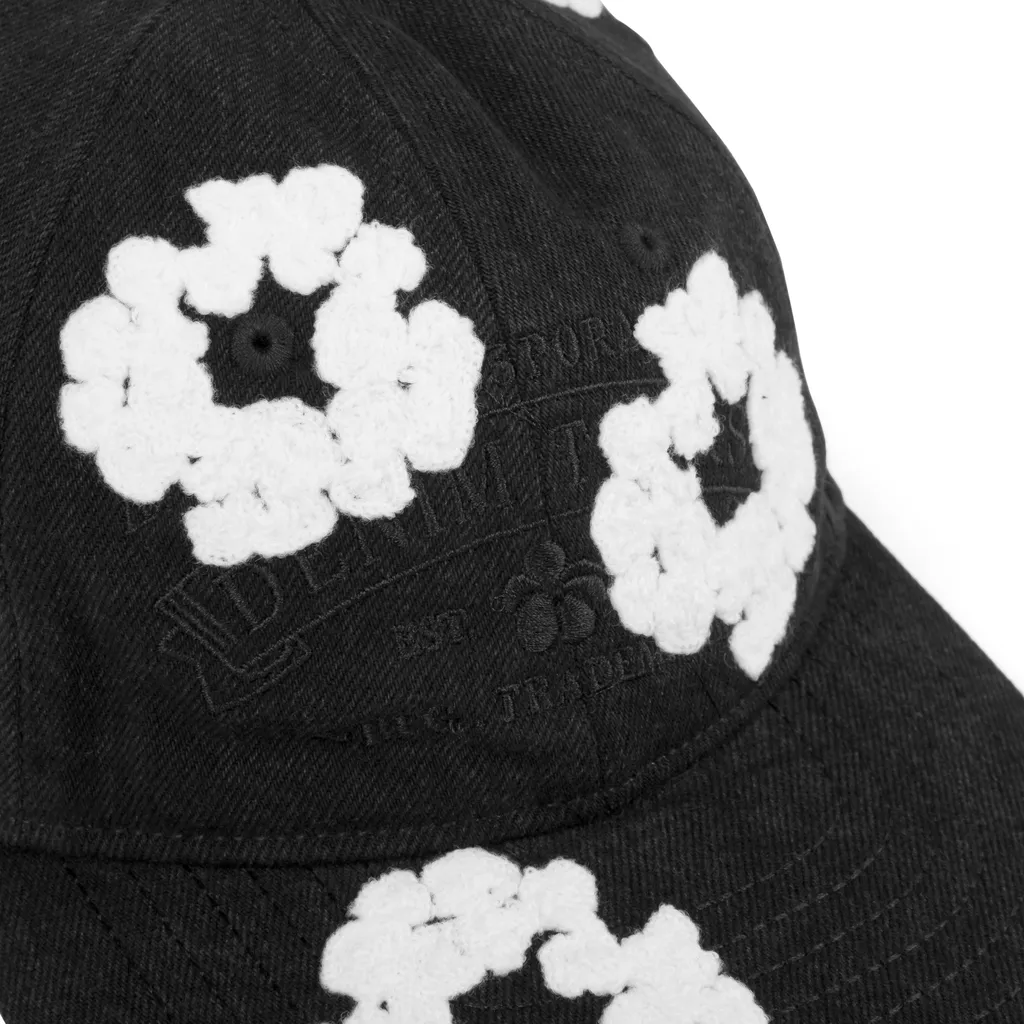 Denim Wreath Cap