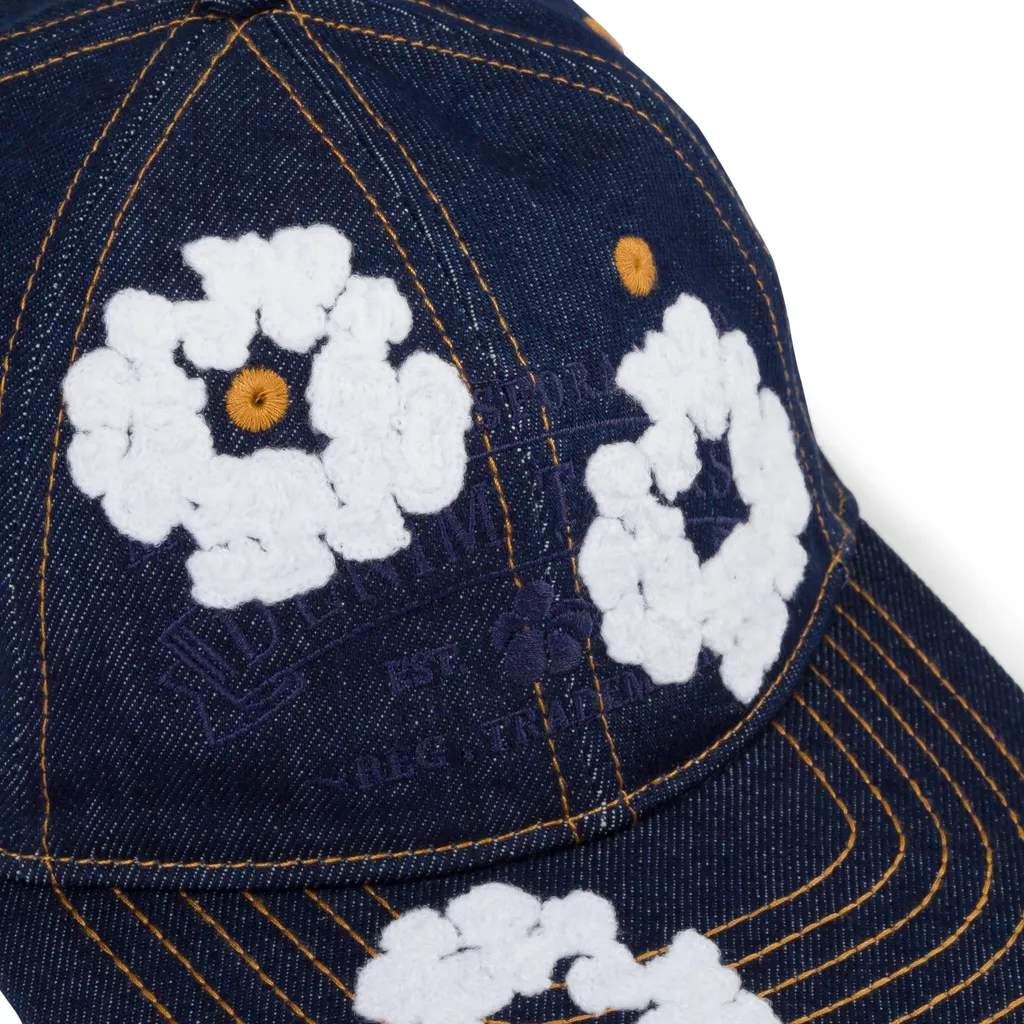 Denim Wreath Cap