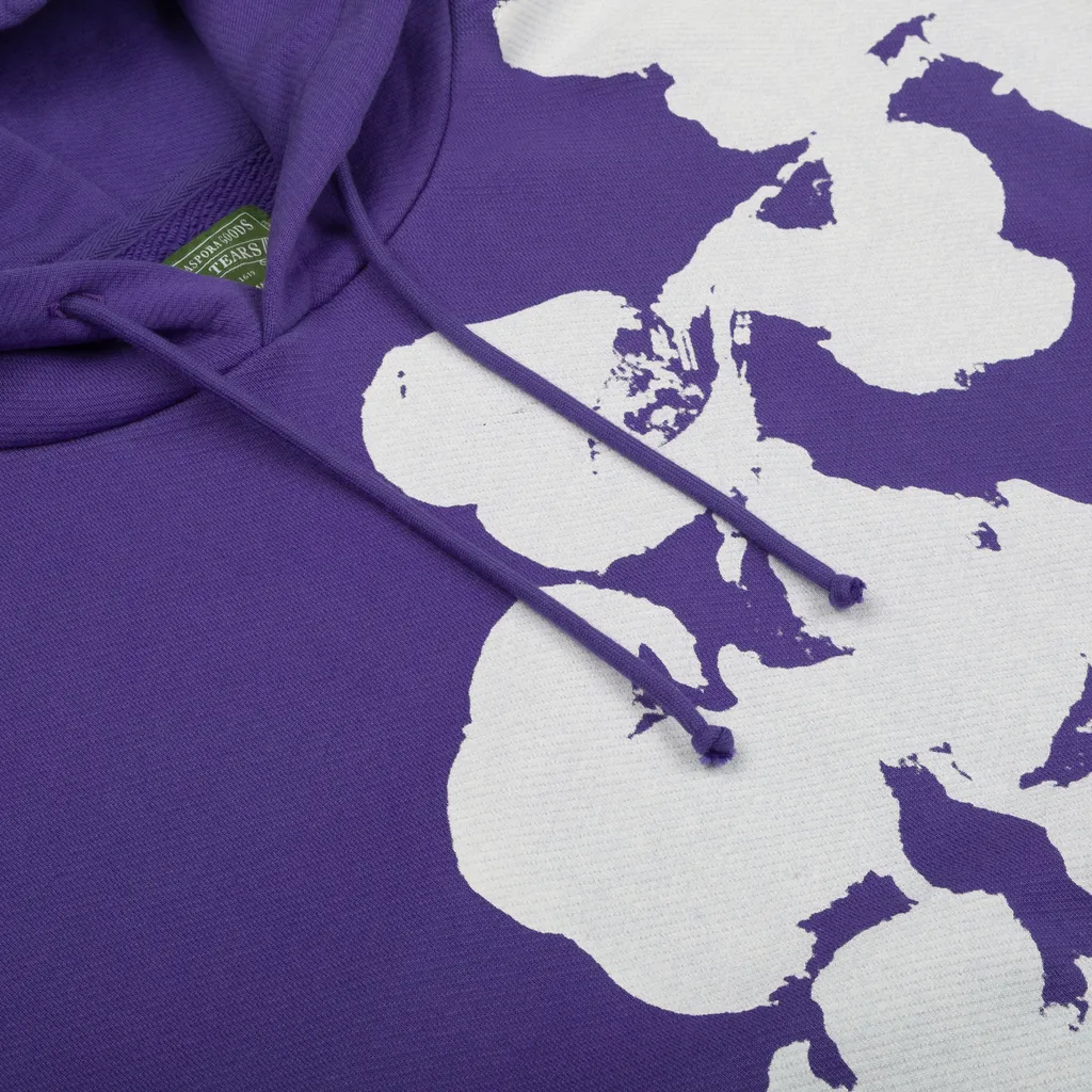 Jumbo Wreath Hoodie Purple