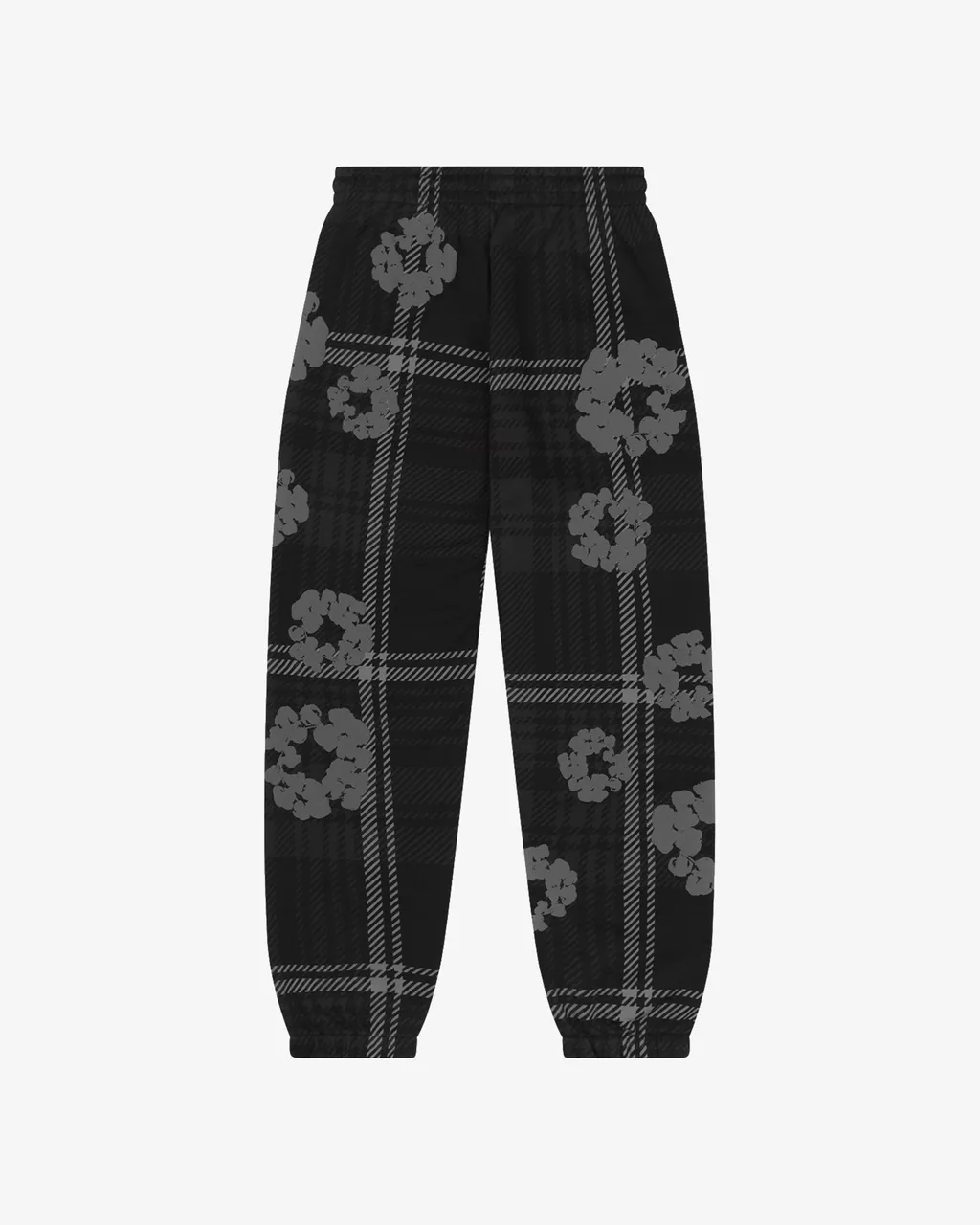 Plaid Cotton Wreath Sweatpant