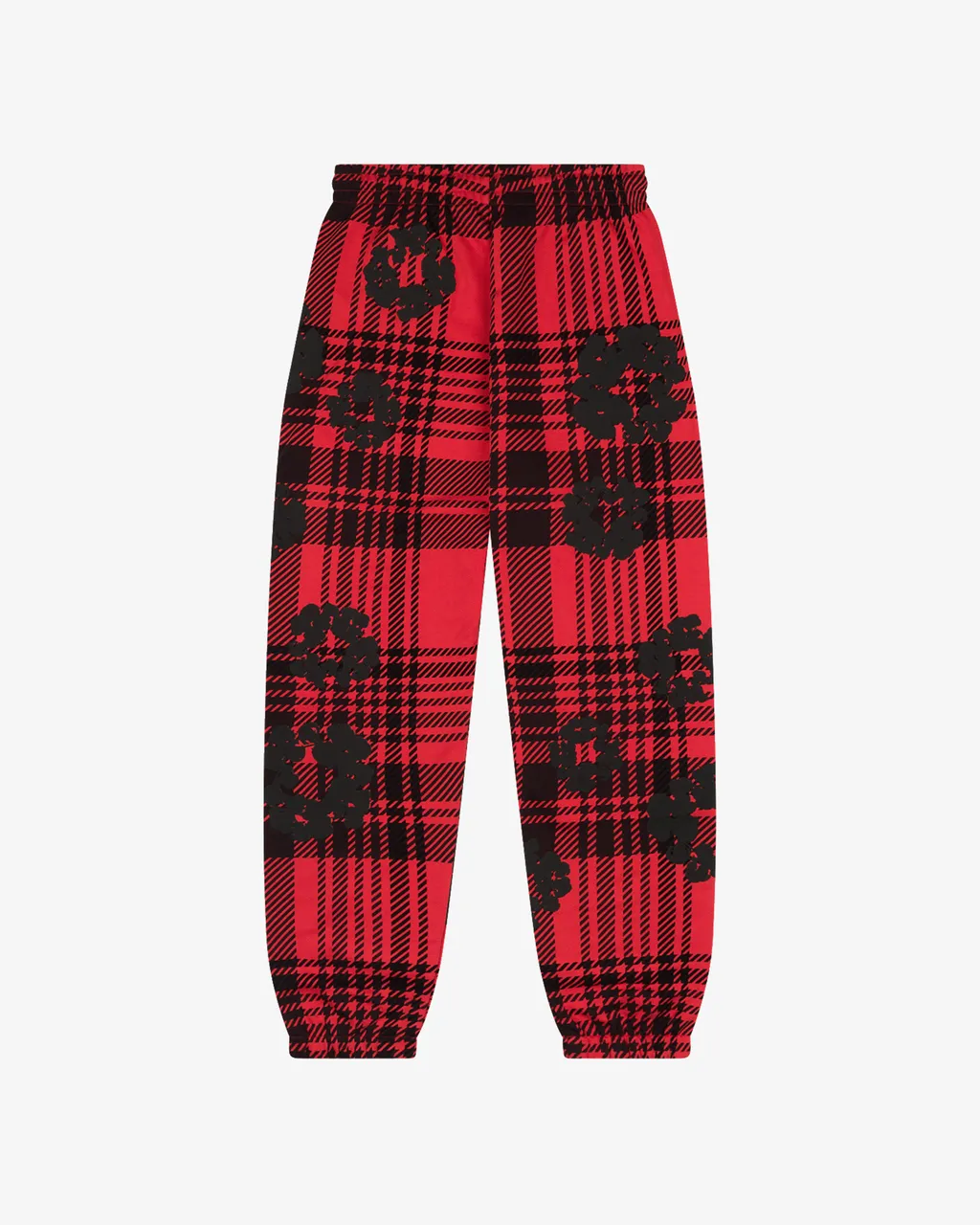 Plaid Cotton Wreath Sweatpant