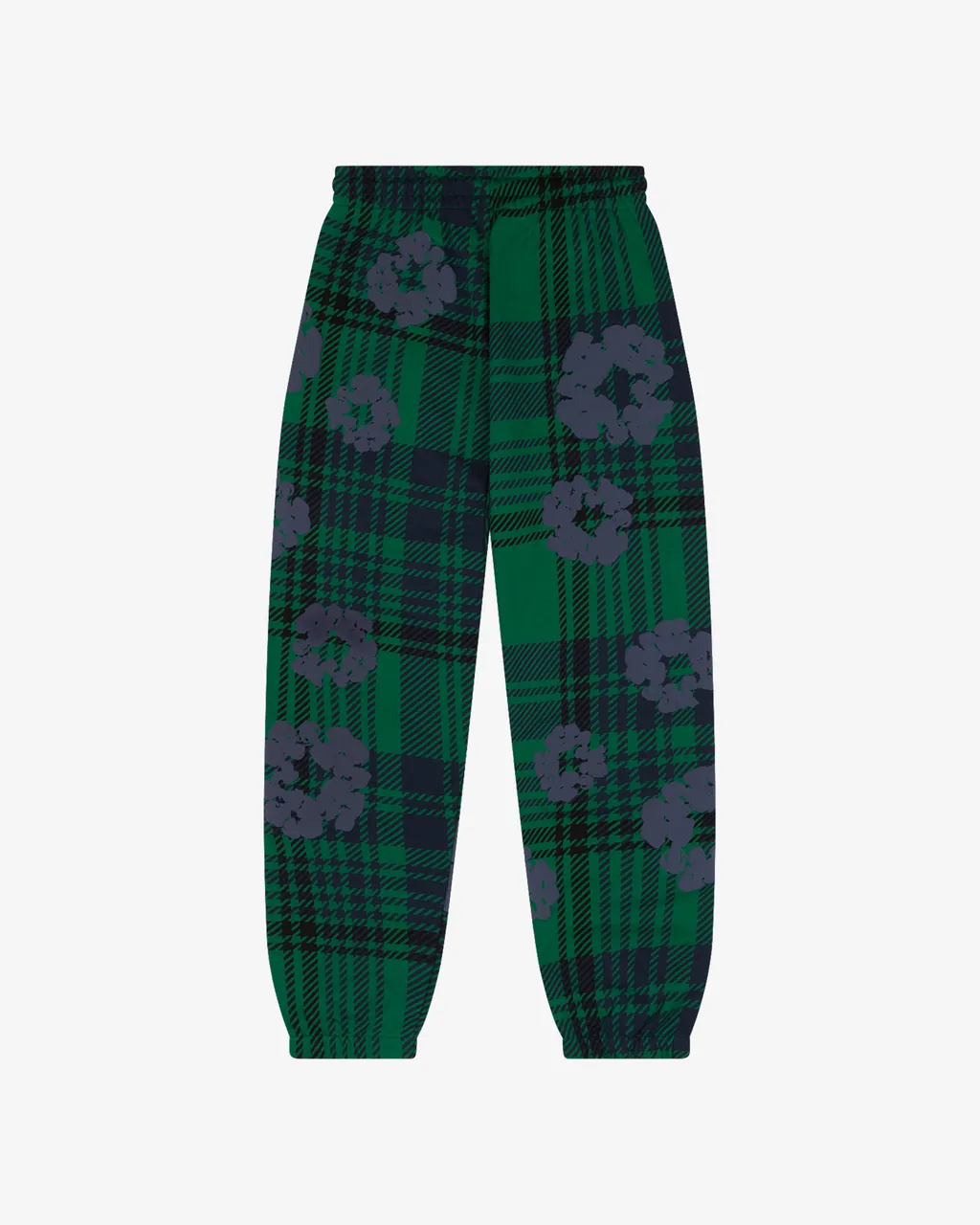 Plaid Cotton Wreath Sweatpant