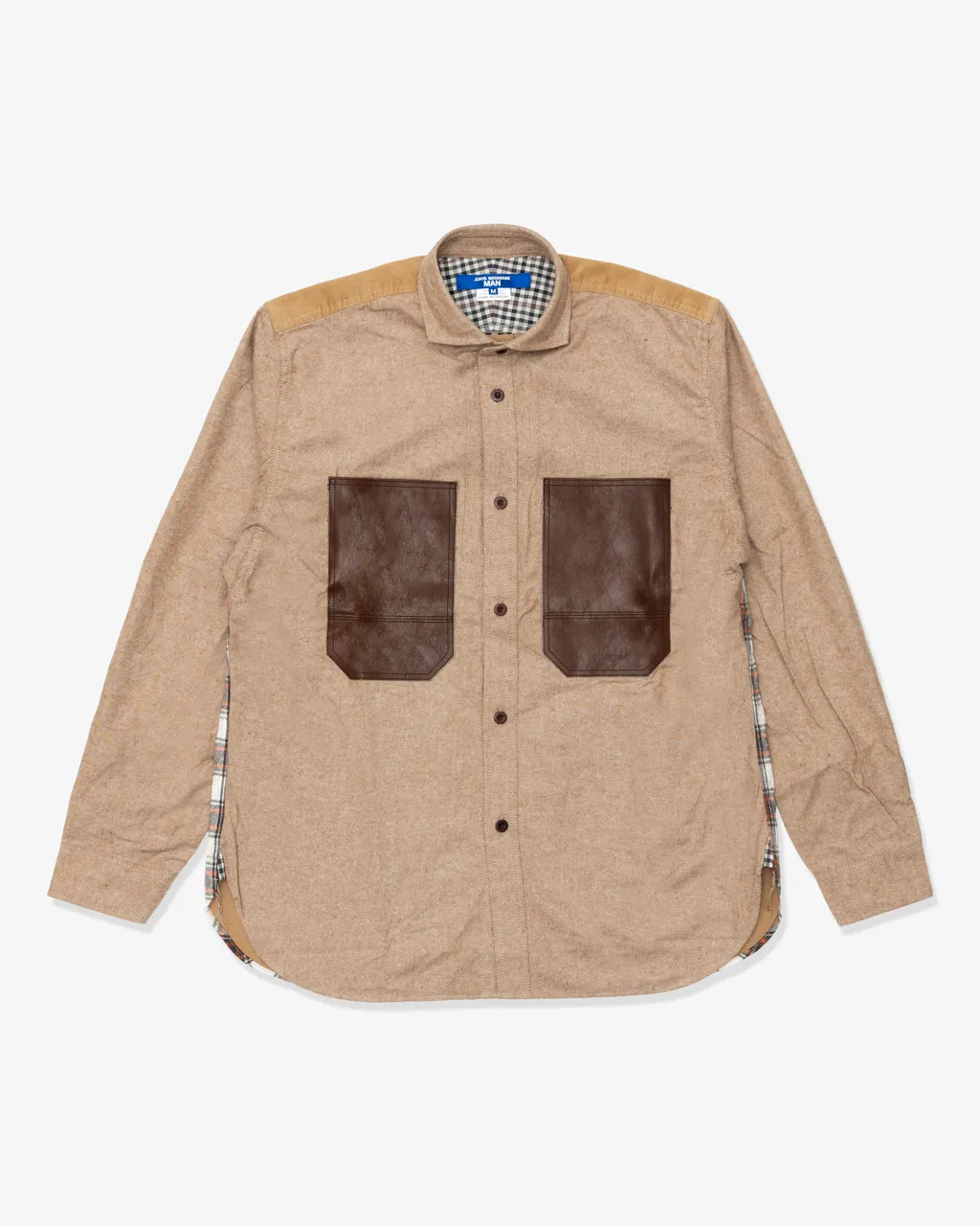 Cotton Flannel X Cotton Flannel Check X Leather