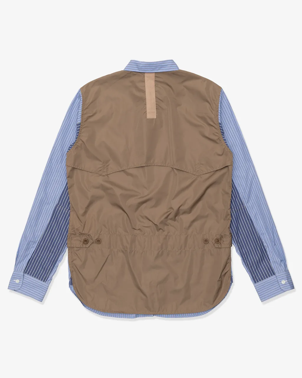 Cotton Stripe X Nylon Taffeta