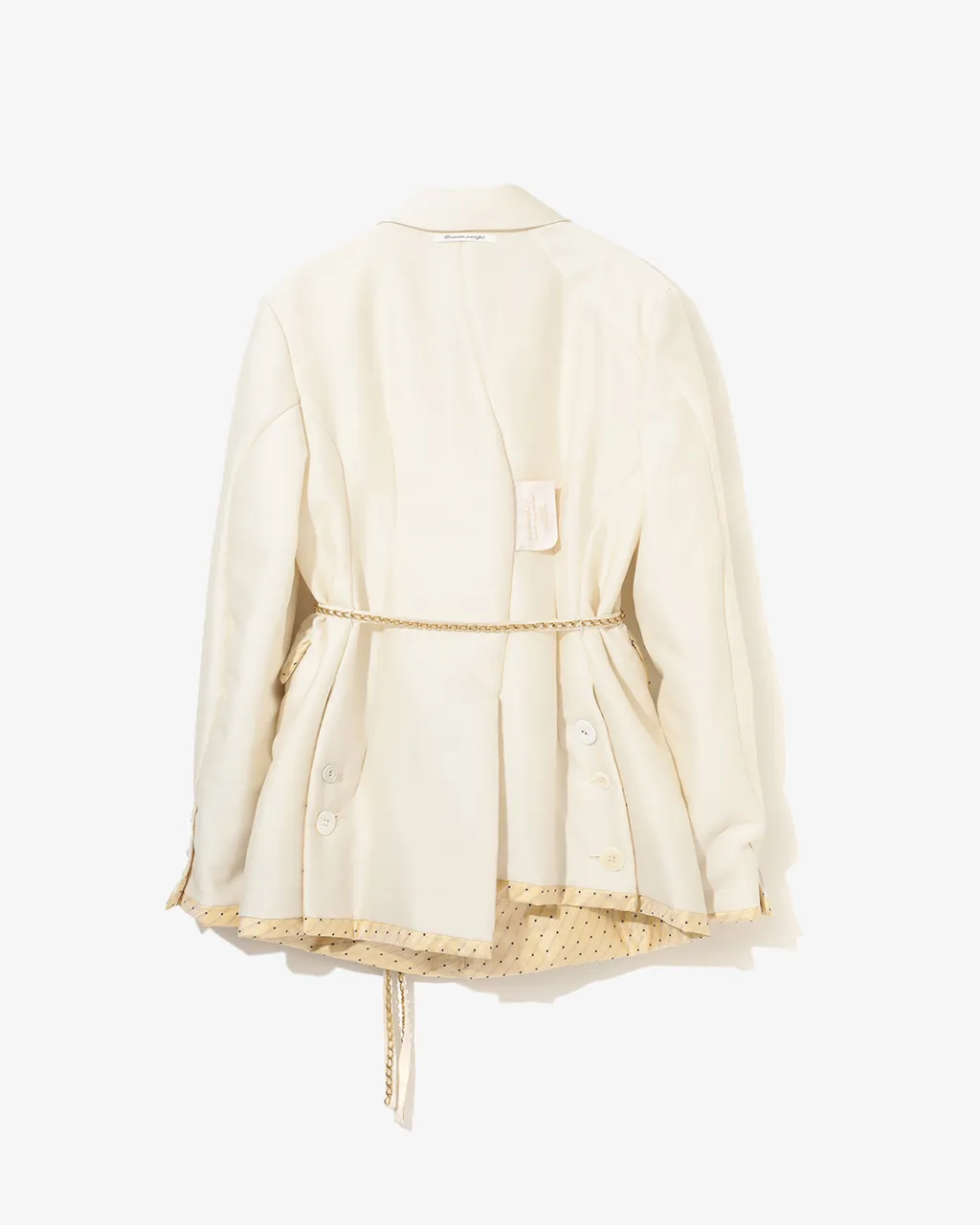 Double Taffeta Chain Belt Jacket