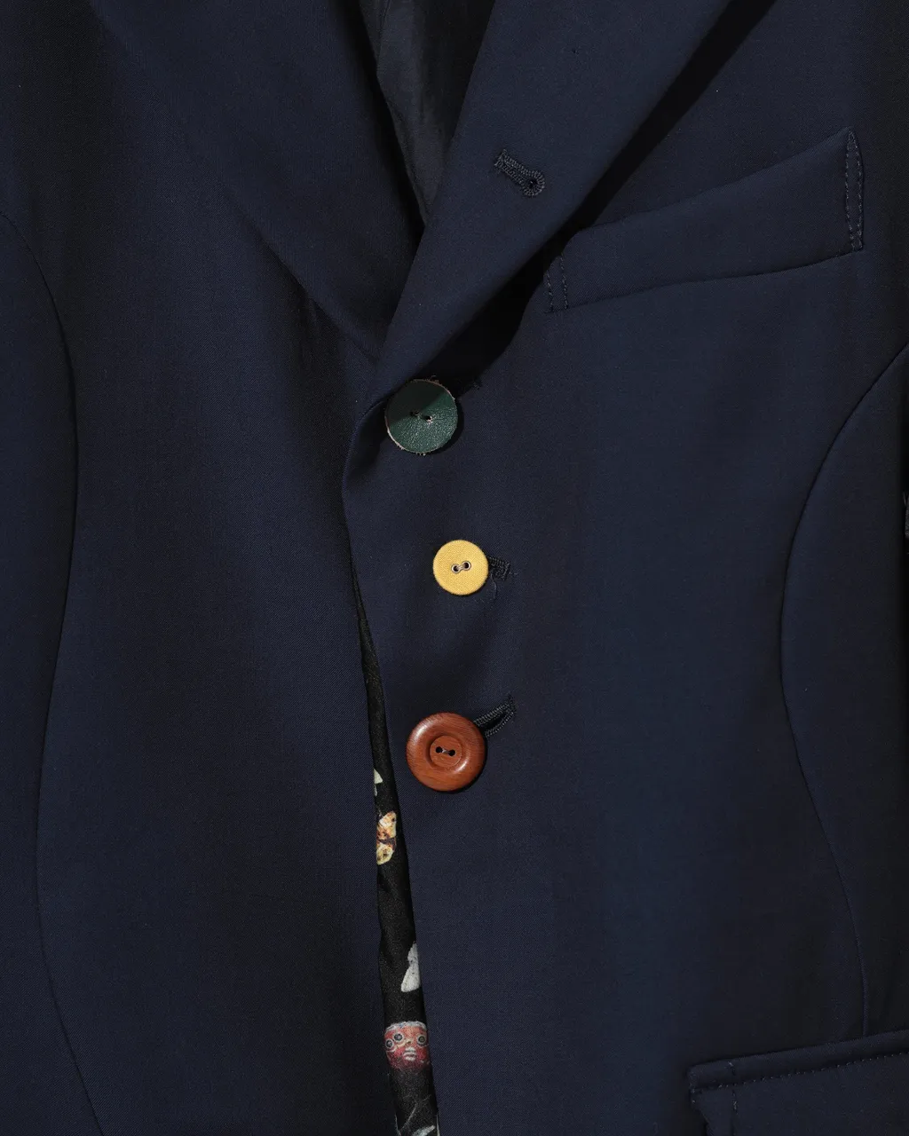 Wool Peaked Label Jacket