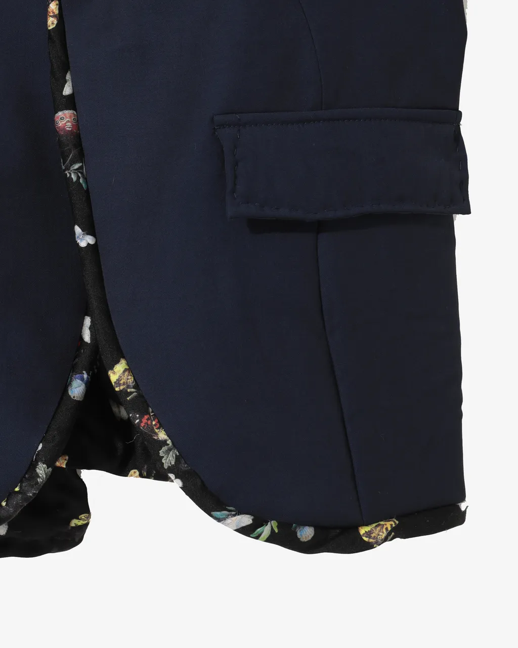 Wool Peaked Label Jacket