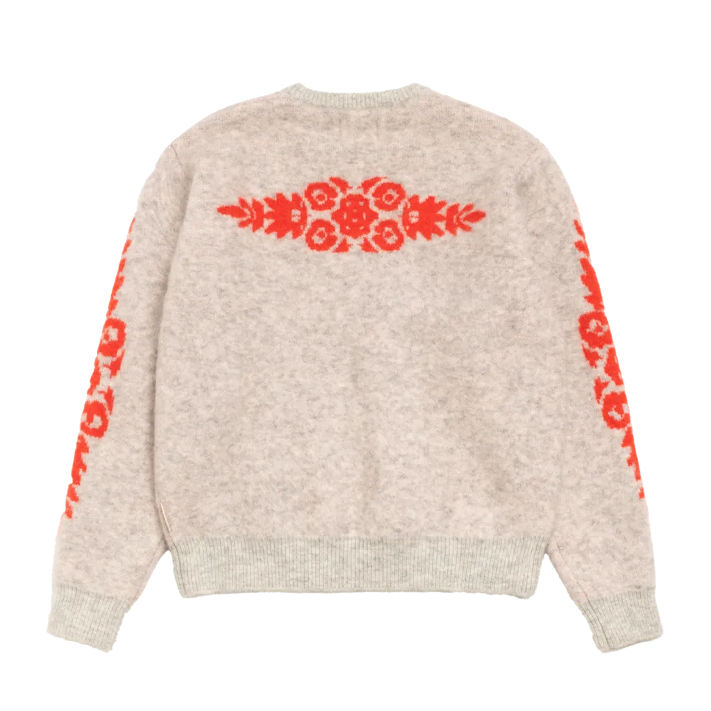 Flower Mohair Sweater