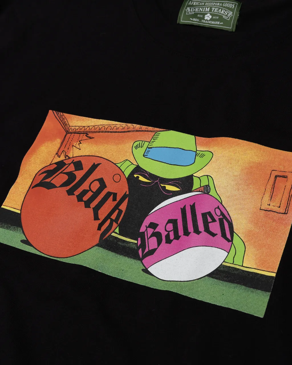 Black Balled Tee Black