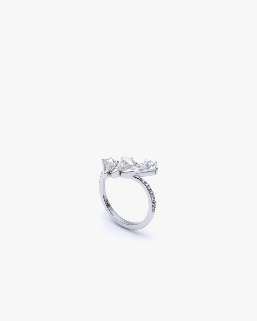 Phoenix Diamond Open Twist Pav Ring