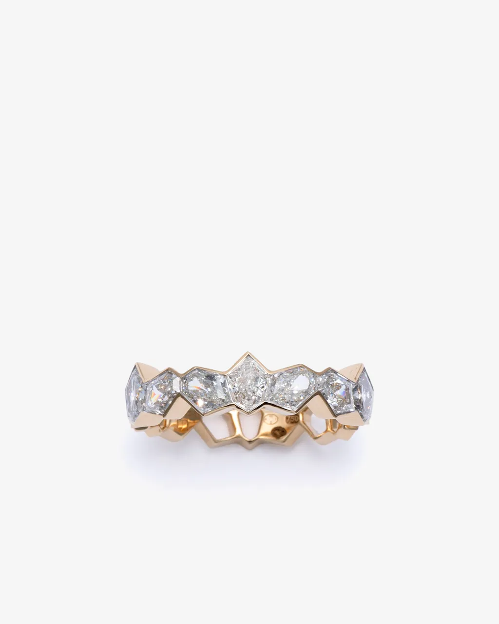 Supernova Diamond Trio Stack Ring