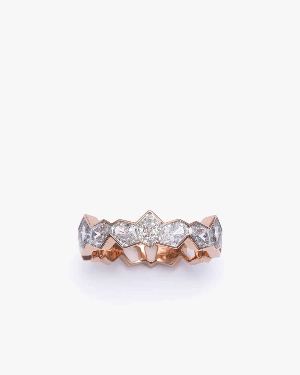 Supernova Diamond Trio Stack Ring