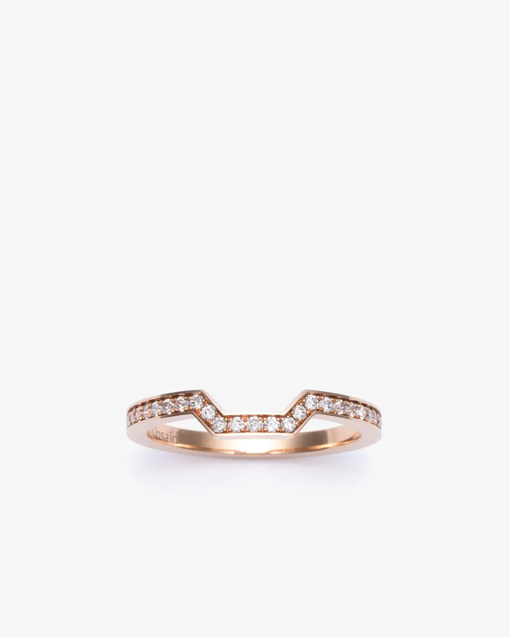 Meta Diamond Pave Band Ring
