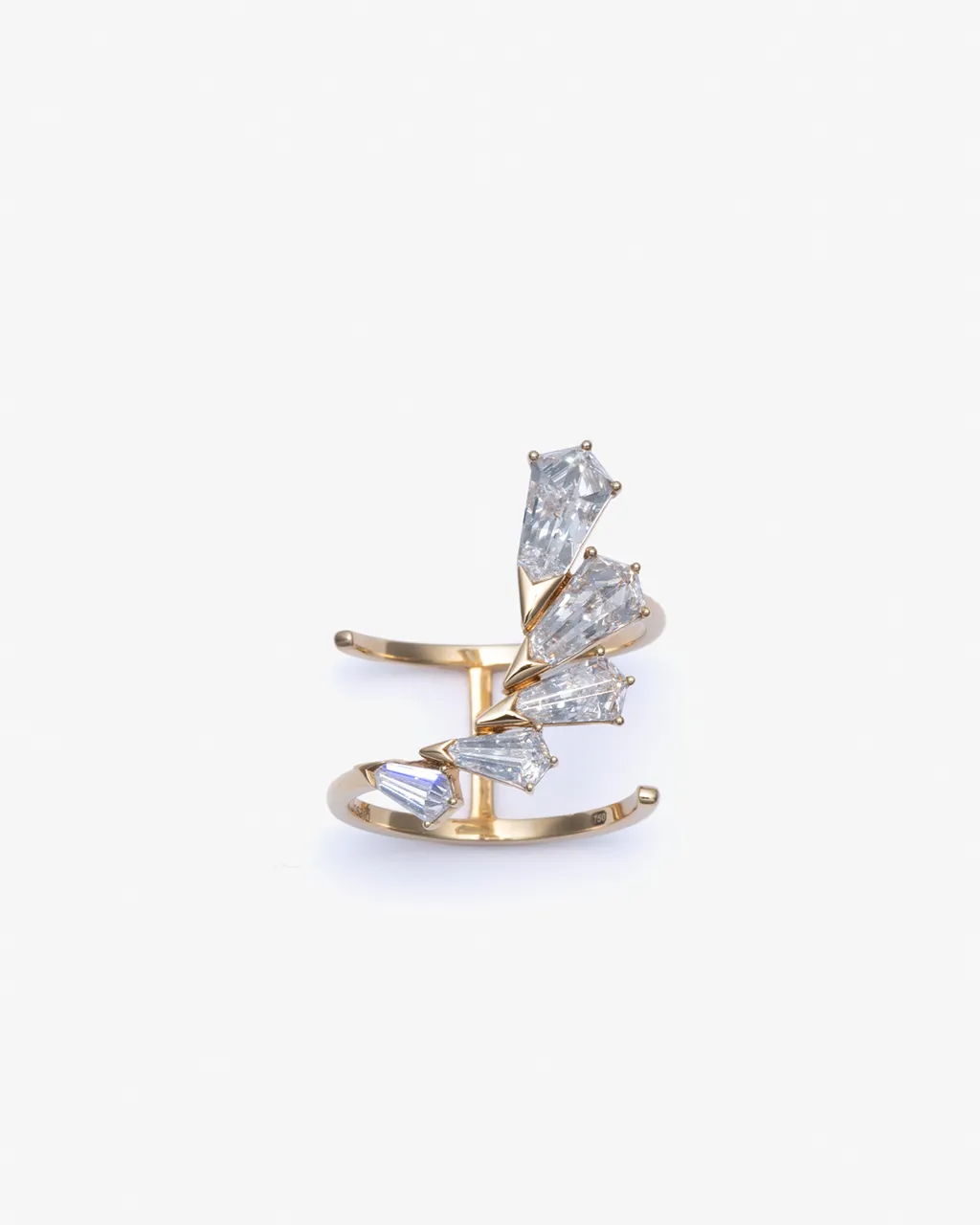 Phoenix Diamond Wing Open Ring