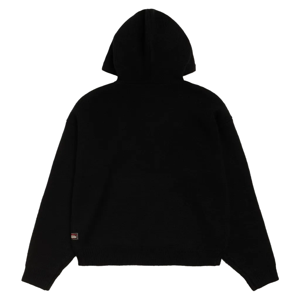 Quarter Zip Sweater Hood