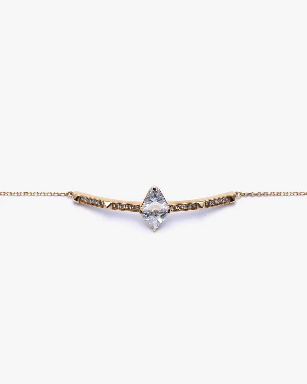 Armor Long Diamond Pave Bracelate