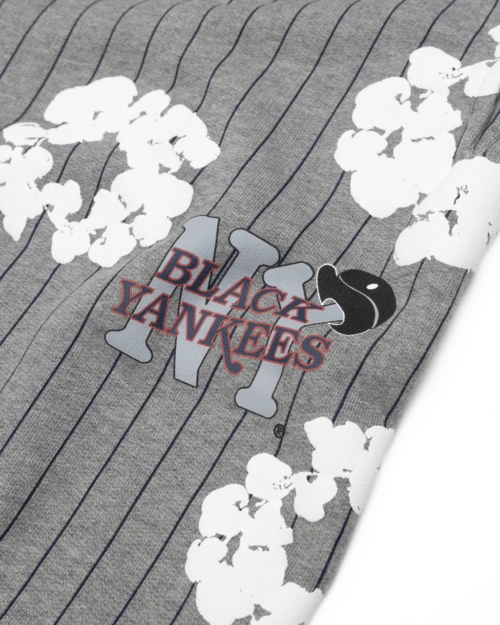 Black Yankees Pinstripe Sweatpants
