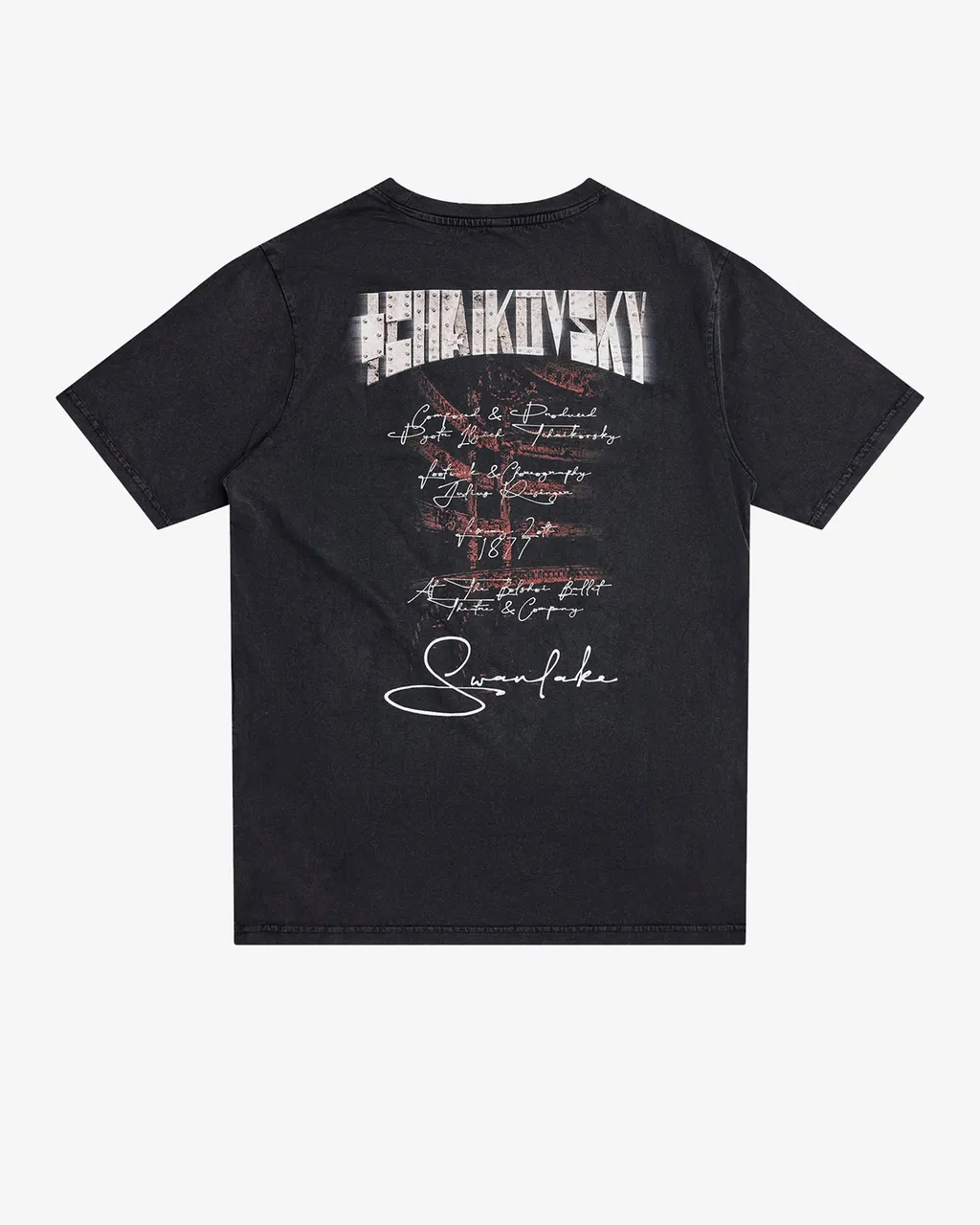 Tchaikovsky Swanlake Double Sided Tour T-Shirt