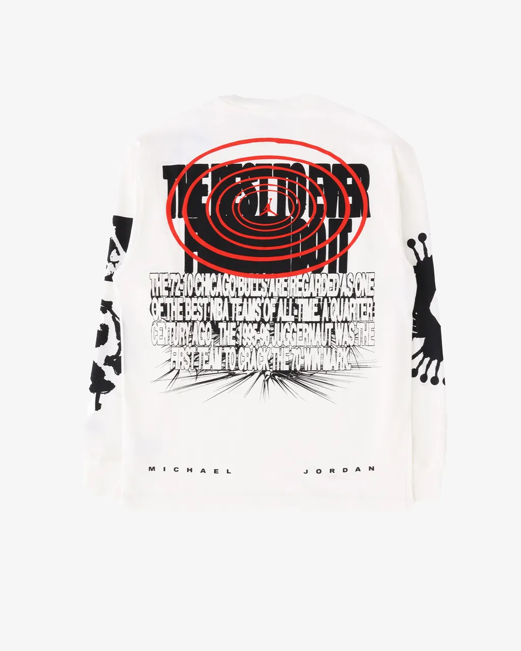 M J Wings Ls Os Tee