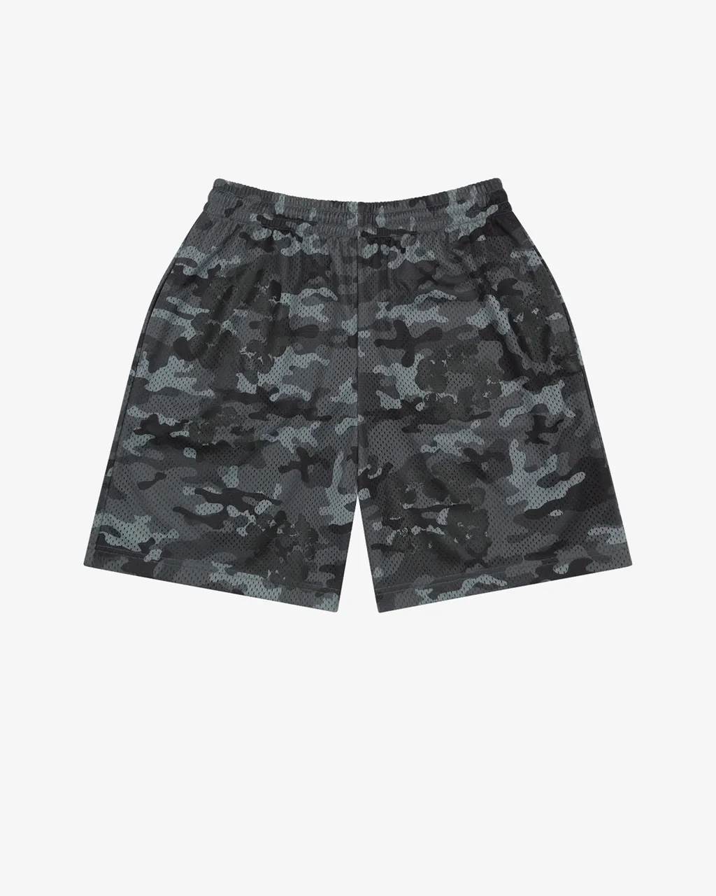 Camo Cotton Wreath Mesh Shorts