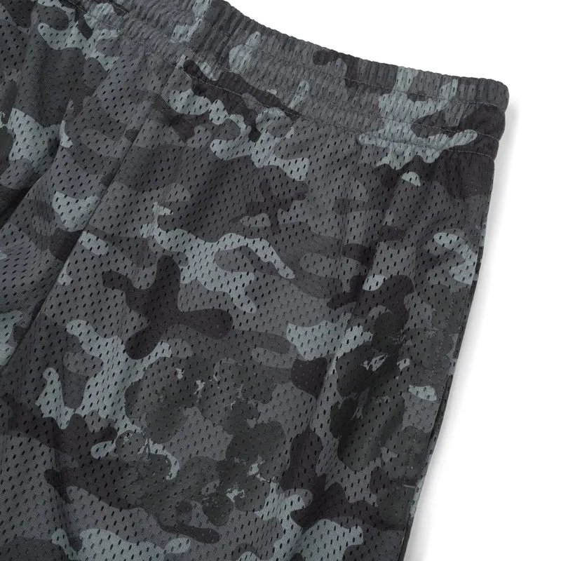 Camo Cotton Wreath Mesh Shorts
