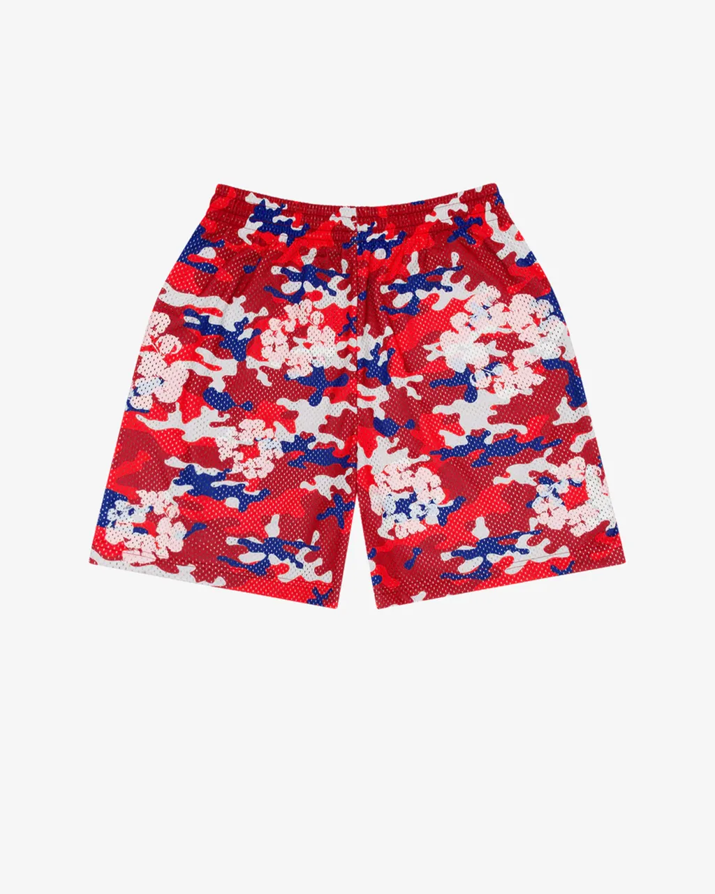 Camo Cotton Wreath Mesh Shorts