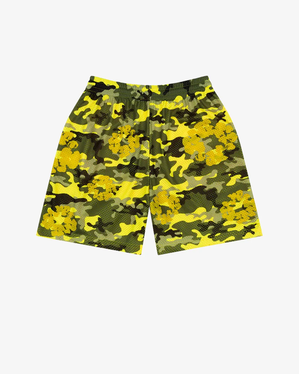 Camo Cotton Wreath Mesh Shorts