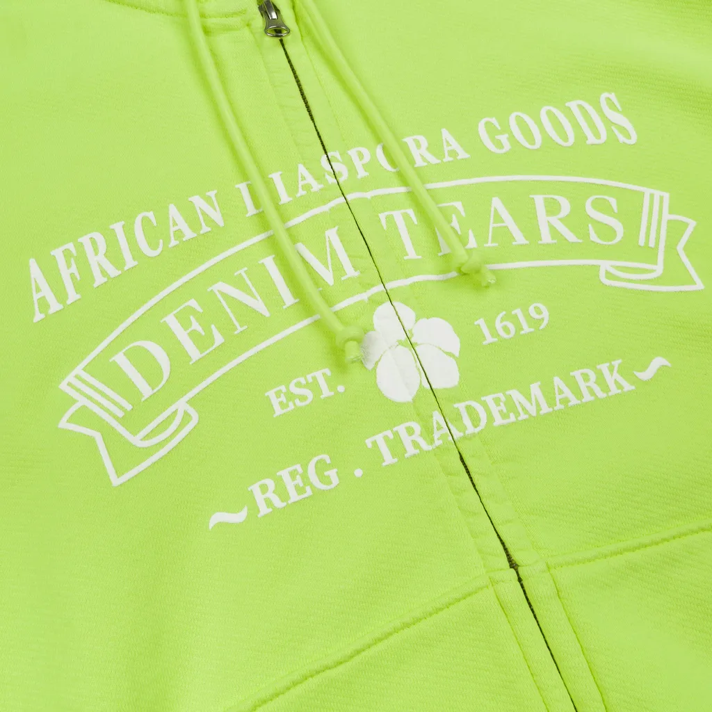Adg Zip Hoodie Lime