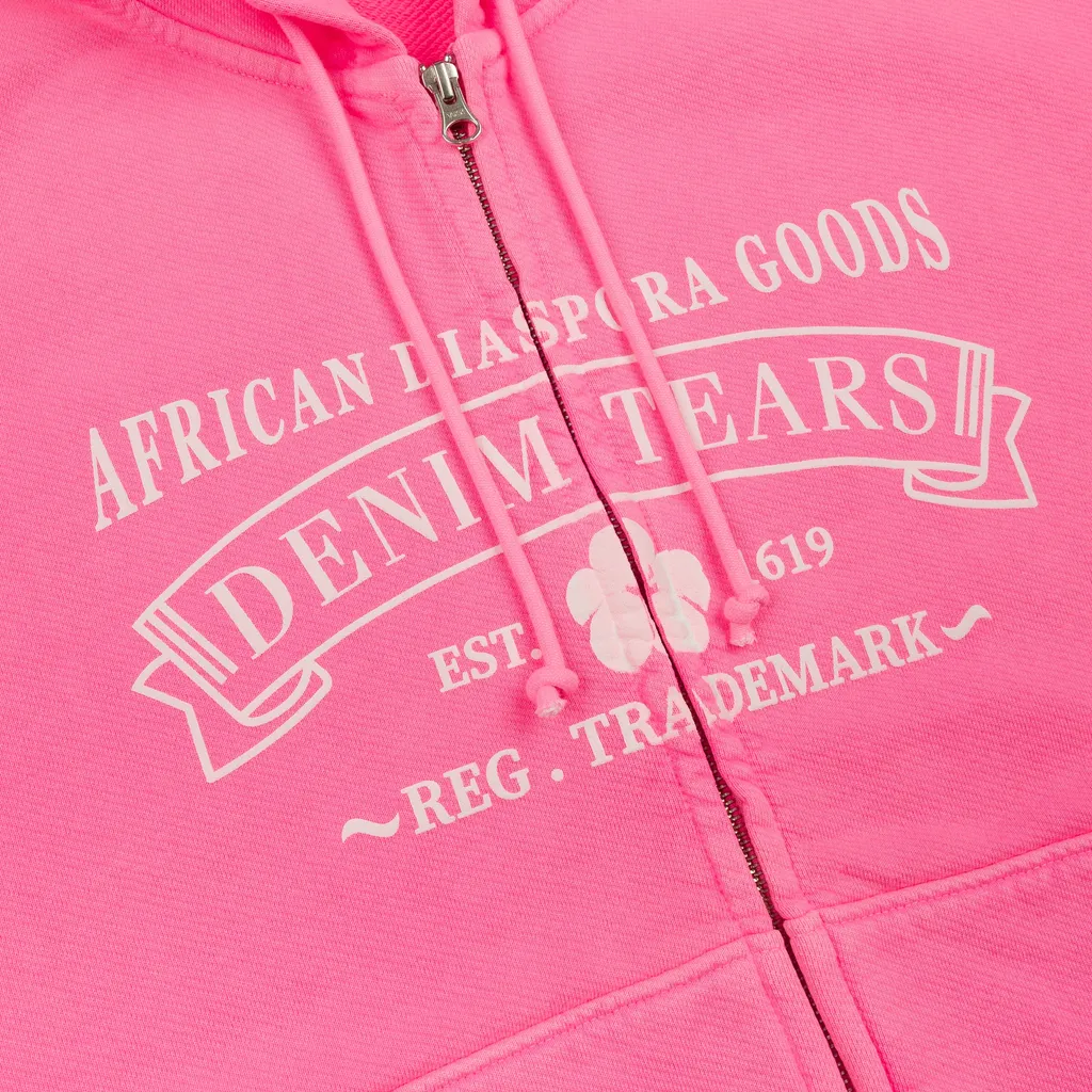 Adg Zip Hoodie Pink