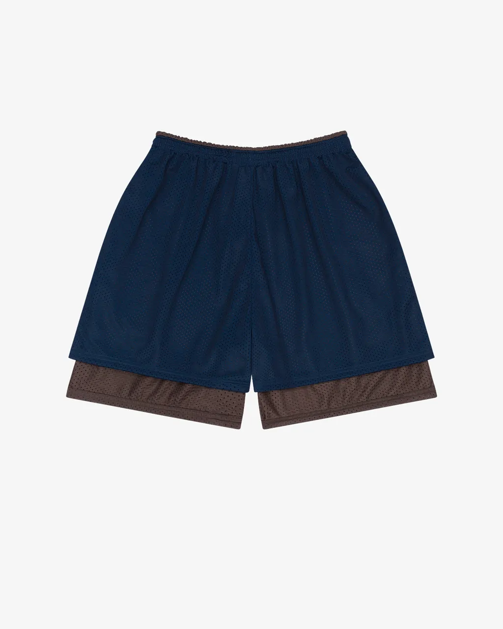 Double Layer Mesh Short Navy