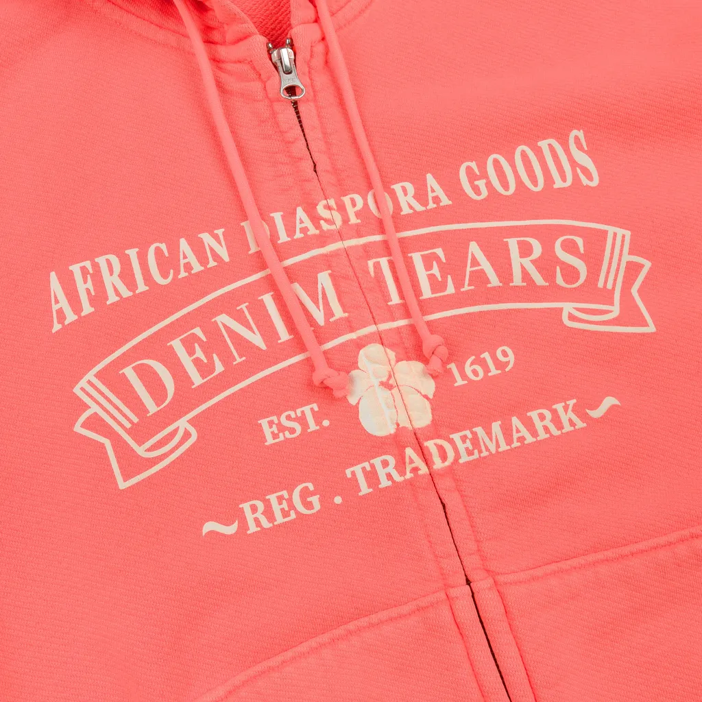 Adg Zip Hoodie Sea Coral
