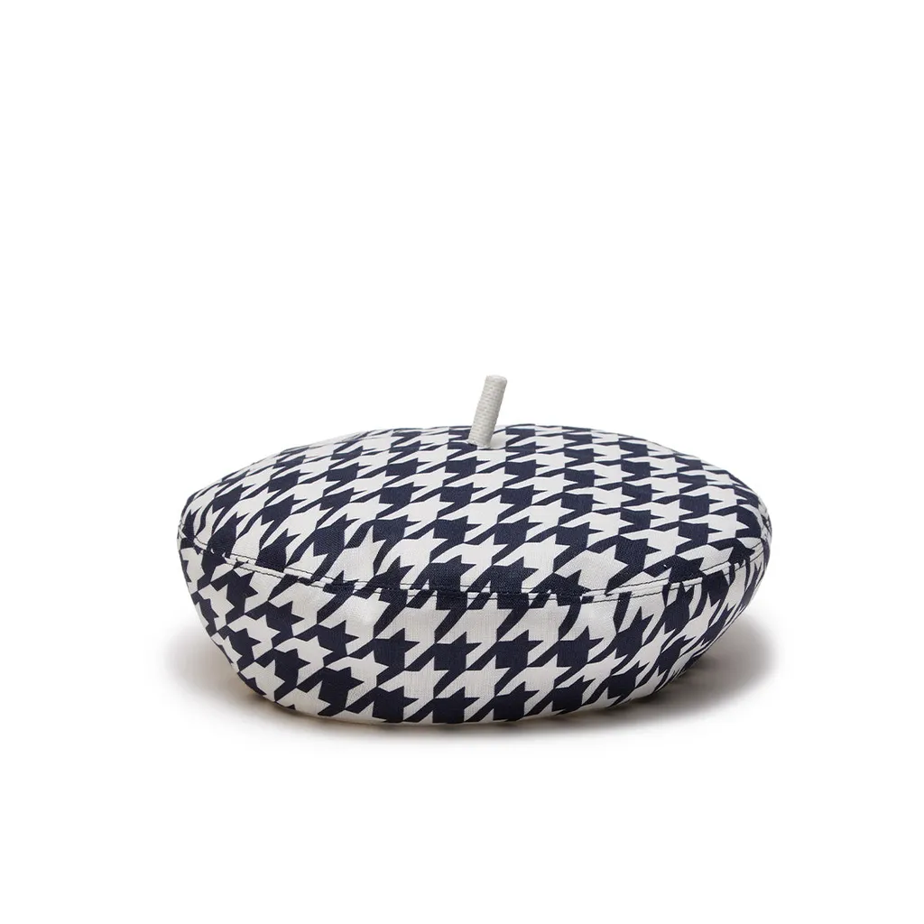 A Houndstooth Beret