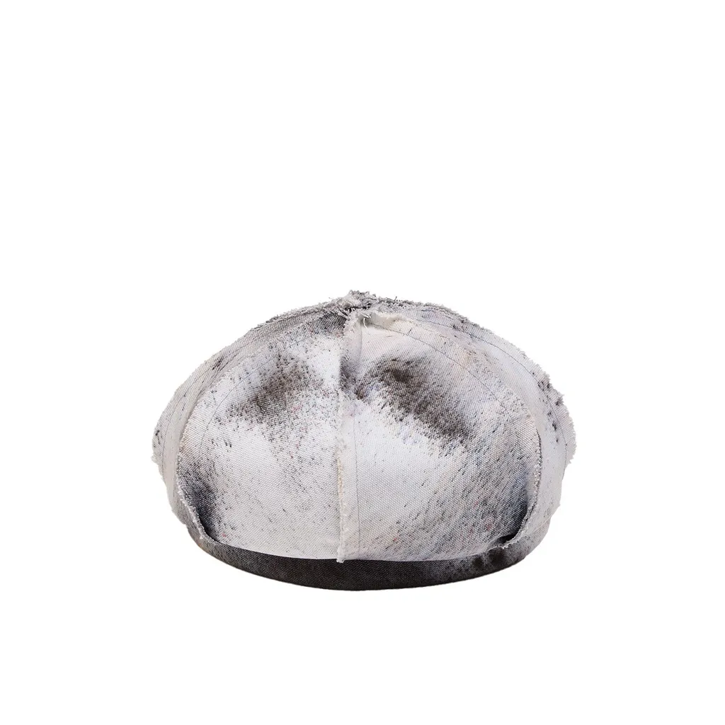 A Hand-Dyed Frayed Cap