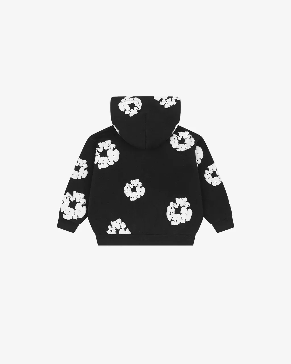 Kids Cotton Wreath Zip Hoodie
