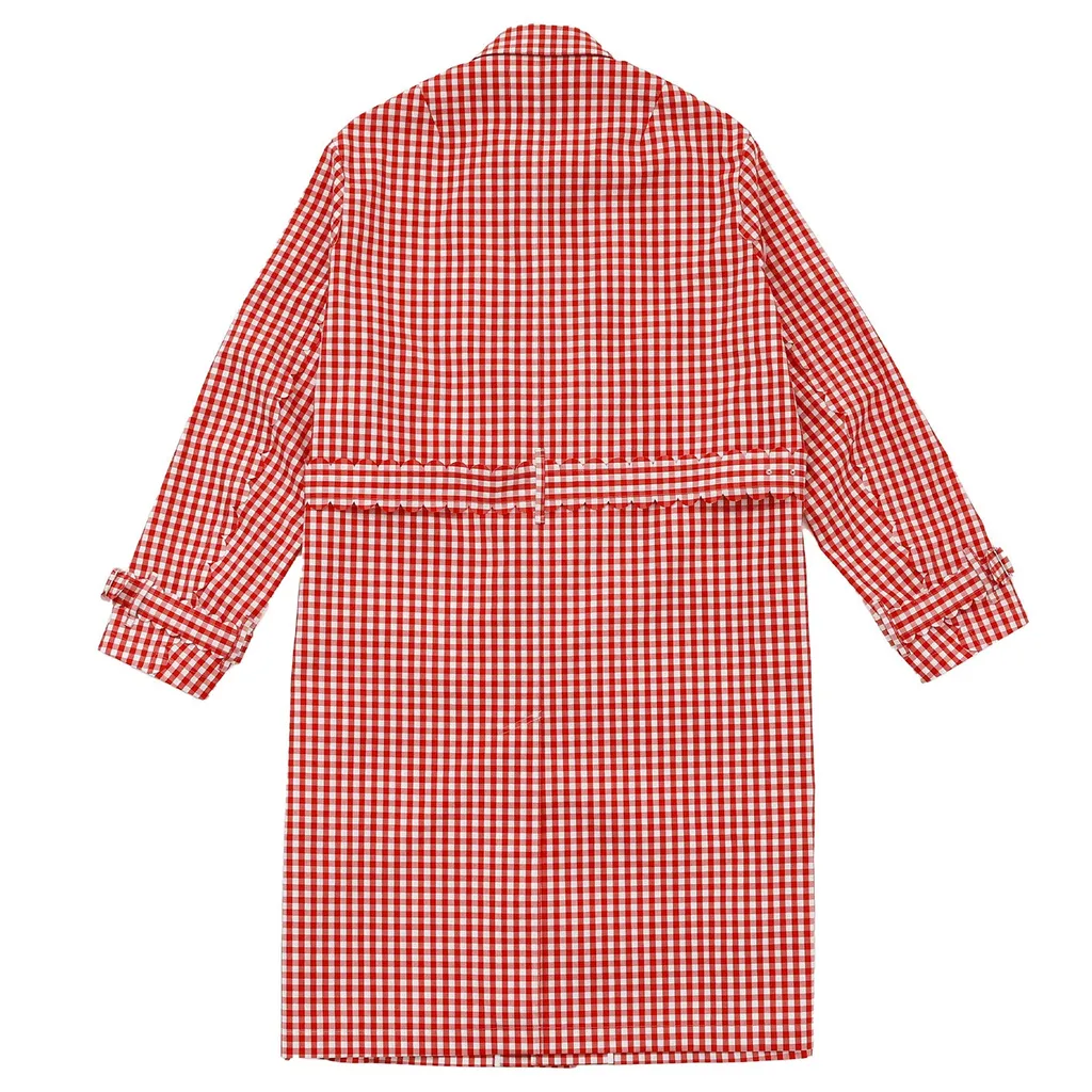 Speech Bubbles Belted Car Coat