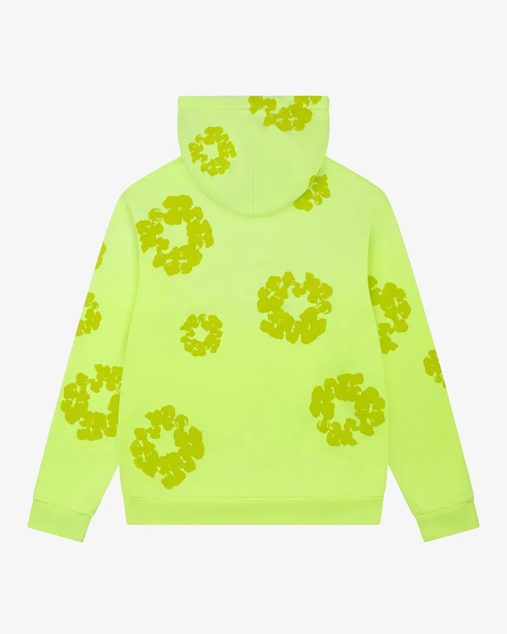Mono Cotton Wreath Hoodie Neon