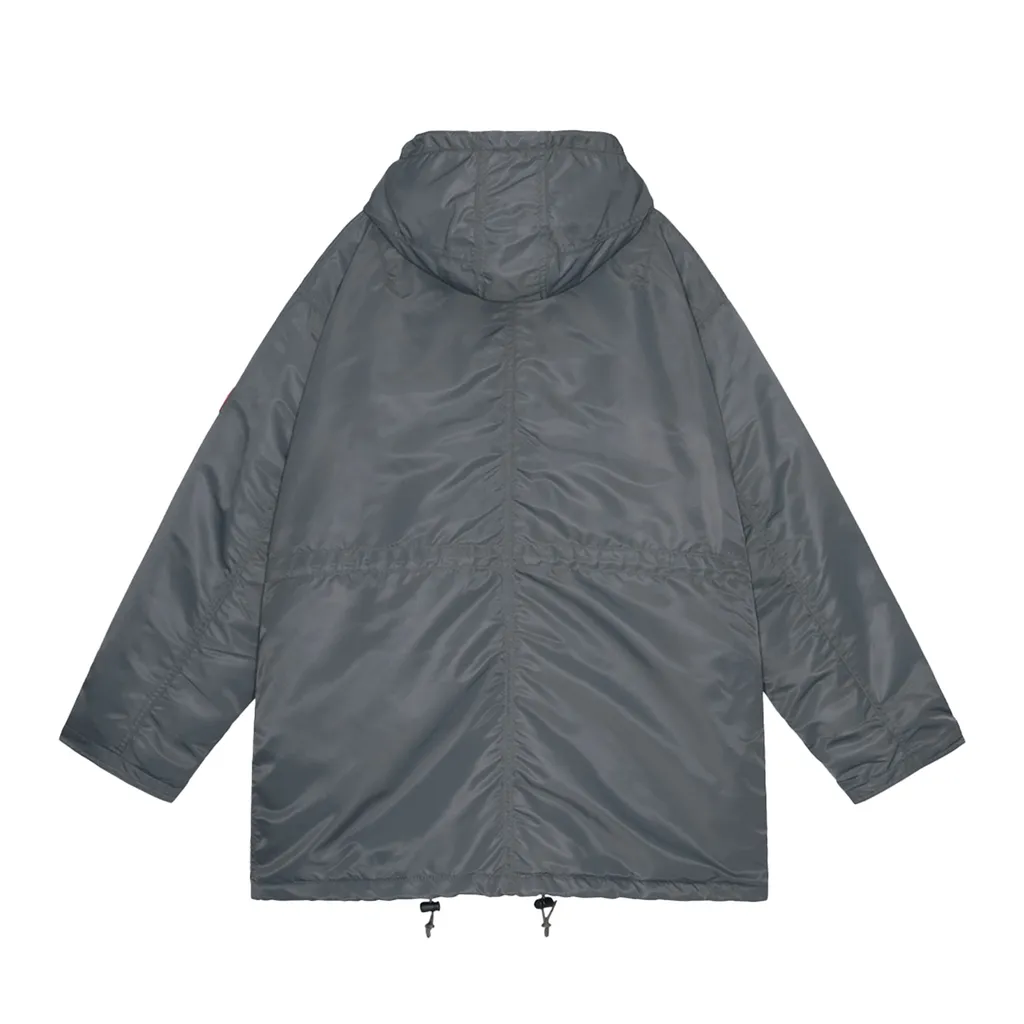 Synth Fur Hood Zip Coat