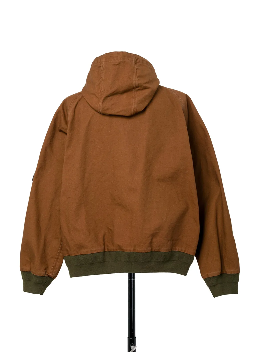 Sacai X Carhartt Wip Logo Patch Zip-Up Hooded Bomber Jacket