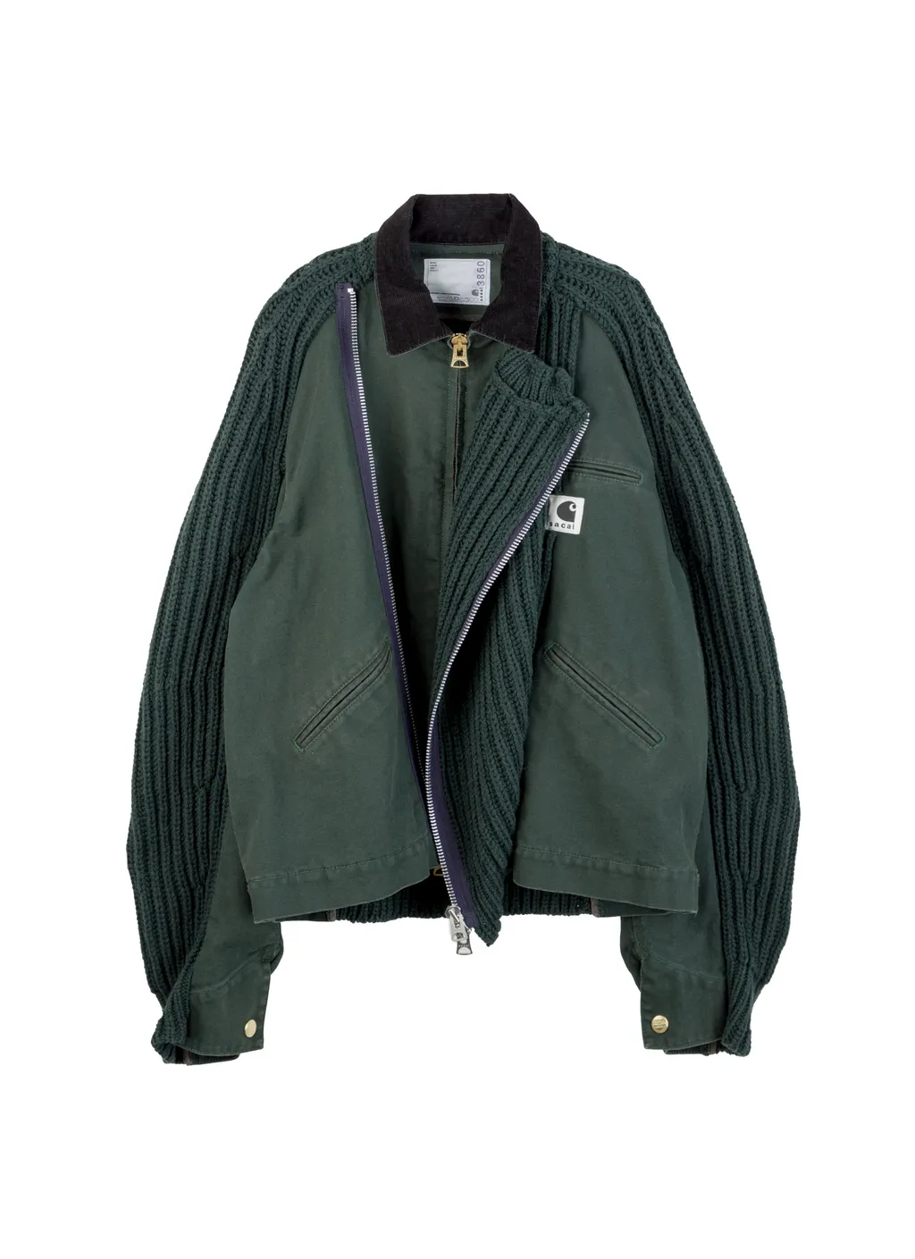 Carhartt Wip Washed Duck X Wool Knit Blouson